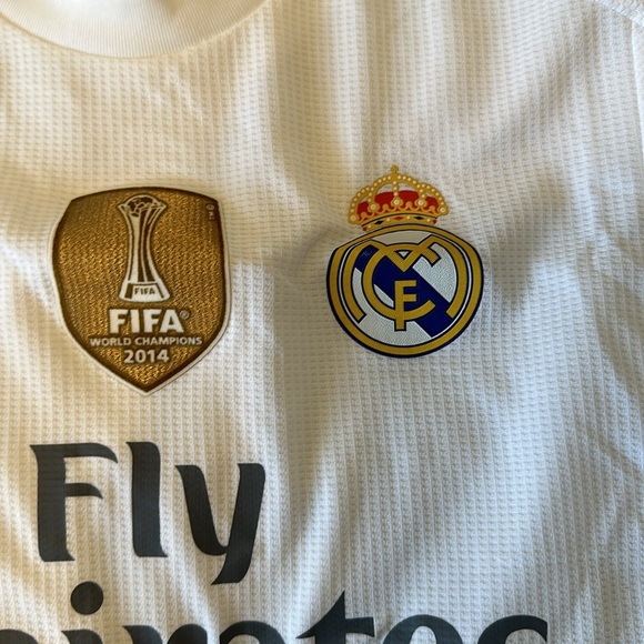 Adidas Real Madrid jersey white men’s small - Picture 3 of 12